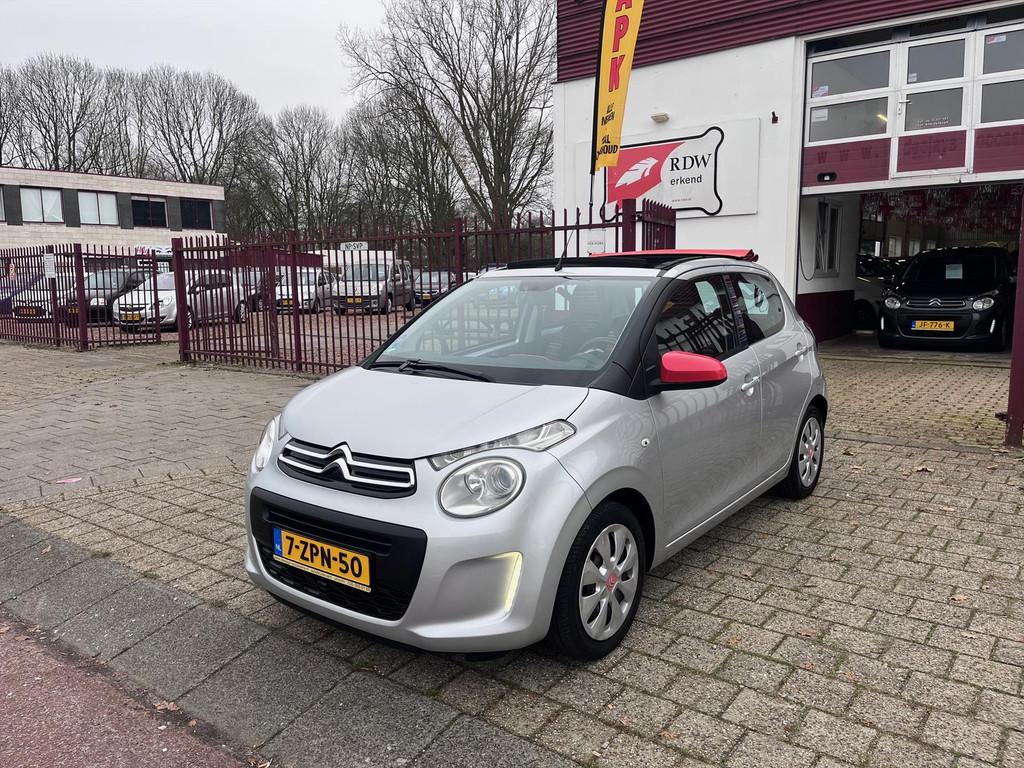 Citroen C1 1.0 e-VTi 68PK airdream 5D AIRSCAPE FEEL, Stof, Gebruikt, 4 stoelen, C1