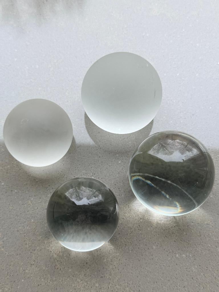 Decoratieve glazen bollen, Ophalen