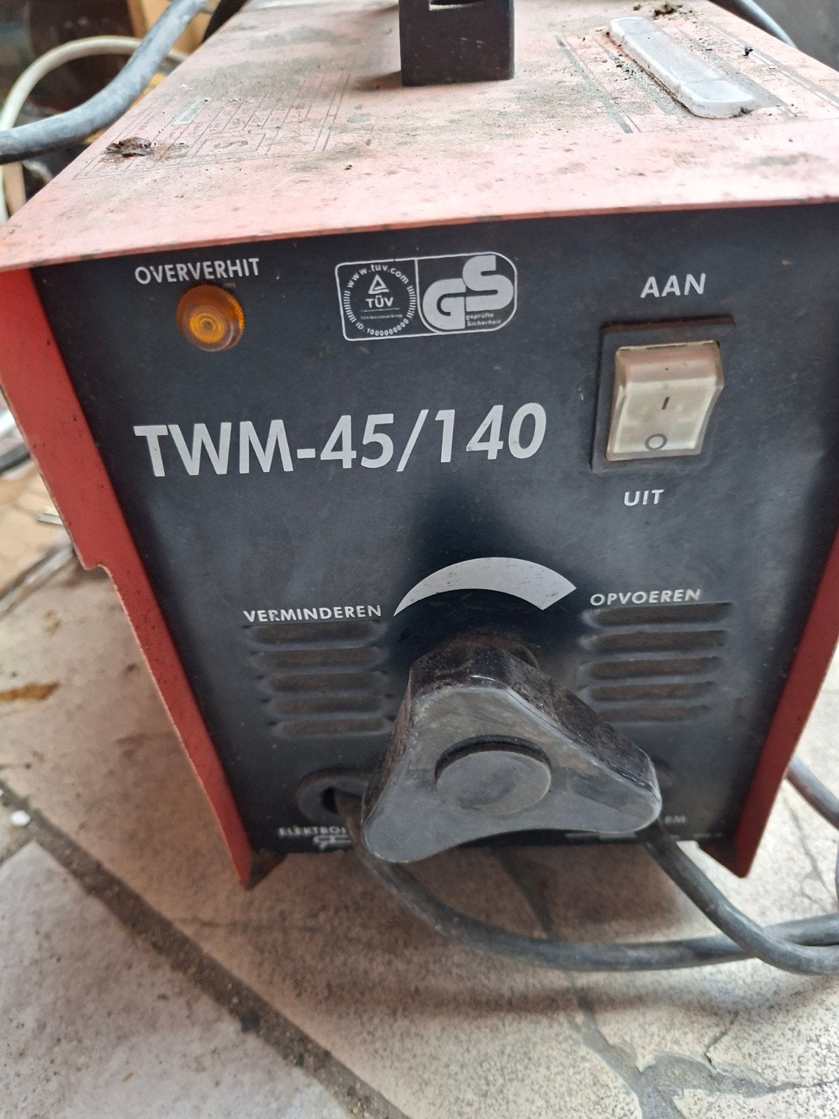 lasapparaat, Ophalen, Gebruikt, Minder dan 150 ampère, Elektroden