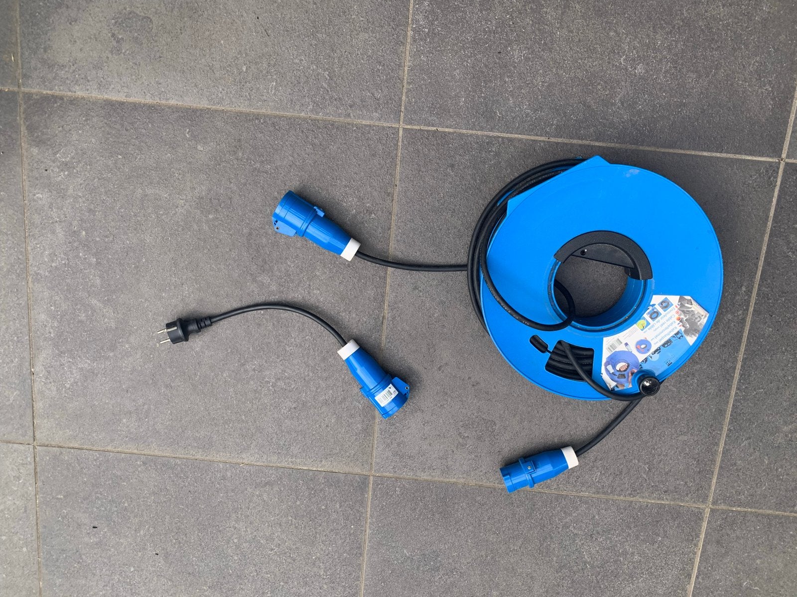 Shi kabelhaspel 40 meter, Caravans en Kamperen, Caravan accessoires, Zo goed als nieuw, Ophalen