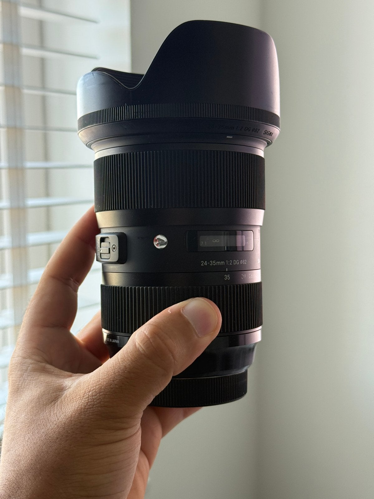 Sigma 24-35mm F/2 DG HSM ART CANON EF MOUNT FULL FRAME MACRO, Ophalen, Zo goed als nieuw, Macrolens