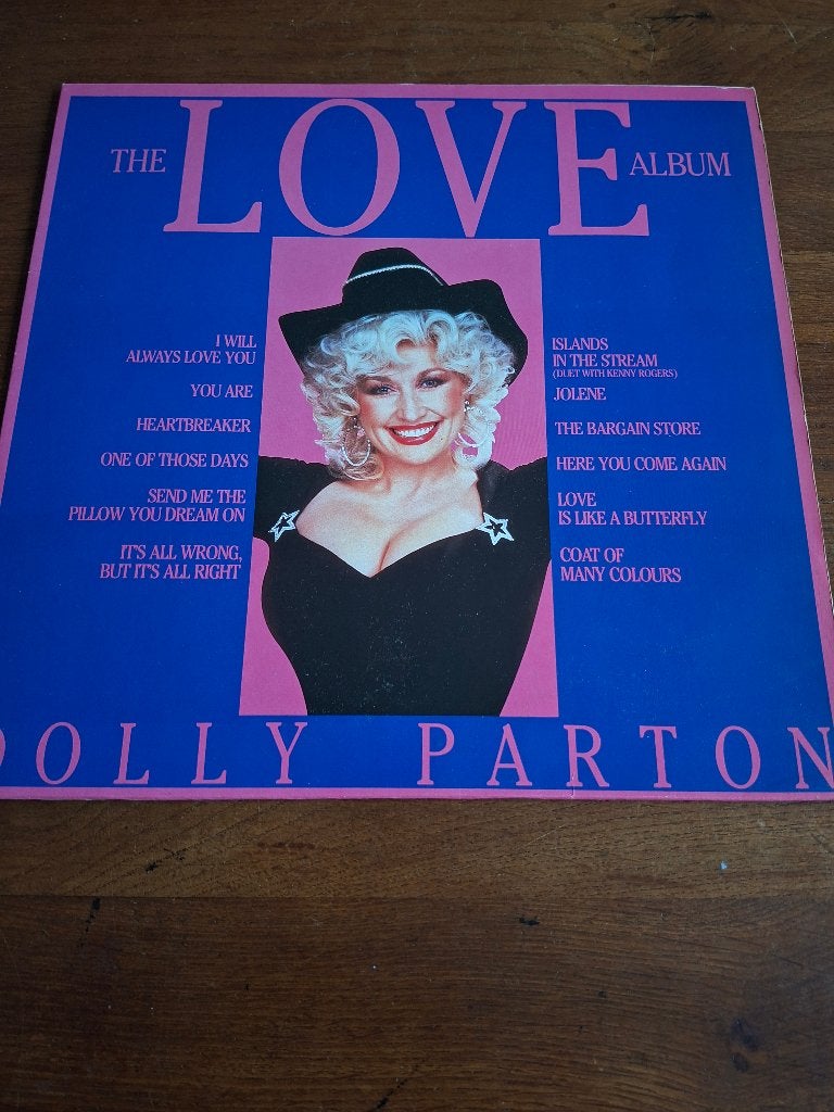Lp Dolly Parton ,the love album, LP, Pop, Ophalen of Verzenden, Zo goed als nieuw