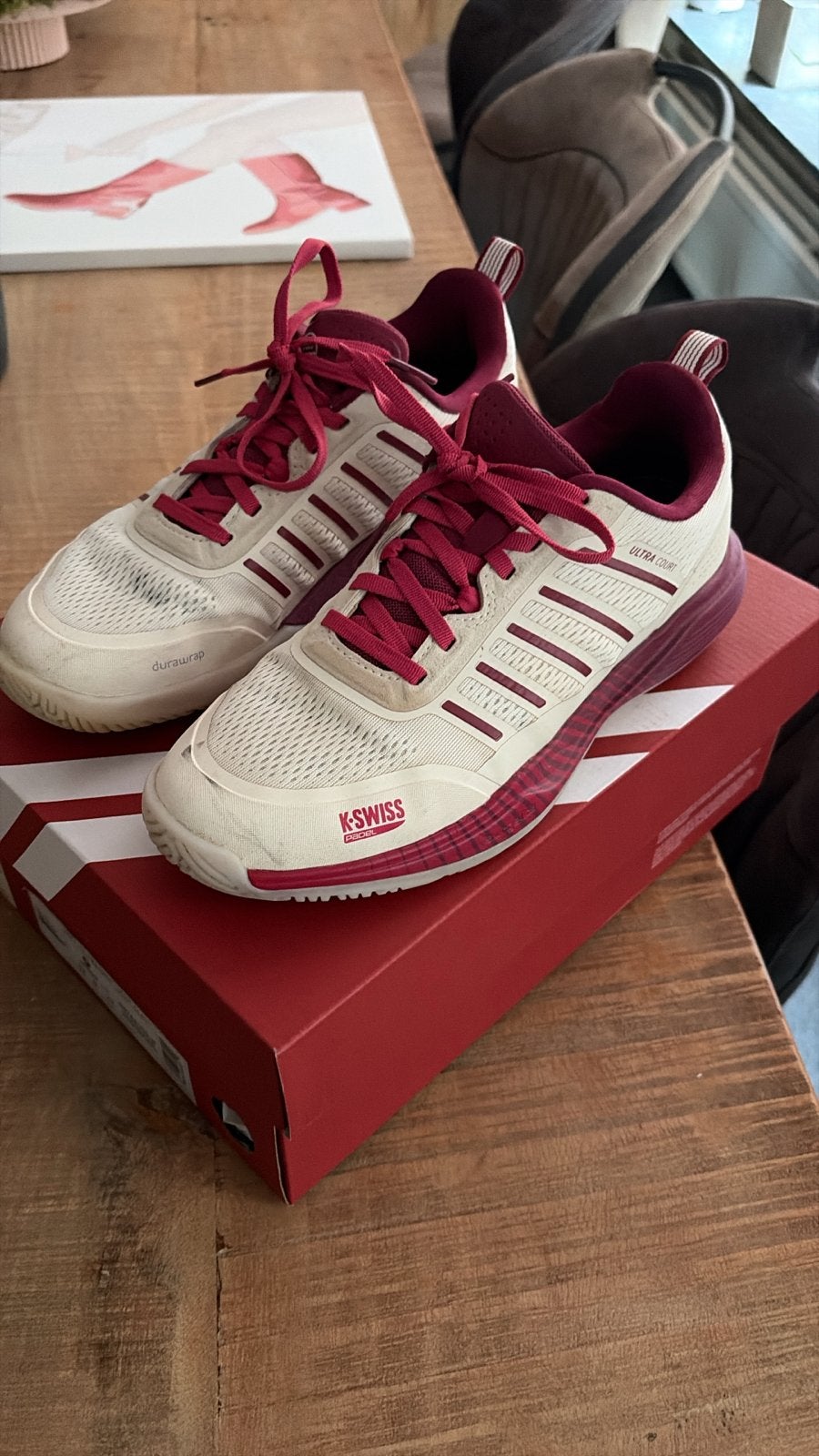K-Swiss Ultra Court tennis/padel schoenen -Zo goed als nieuw, L2, K-Swiss, Schoenen, Ophalen of Verzenden
