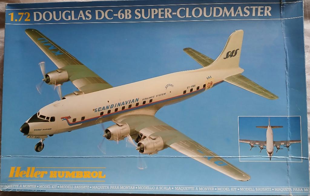Douglas DC-6B Super-Cloudmaster, Hobby en Vrije tijd, Modelbouw | Auto's en Voertuigen, 1:32 tot 1:50, Overige typen, Nieuw, Ophalen of Verzenden
