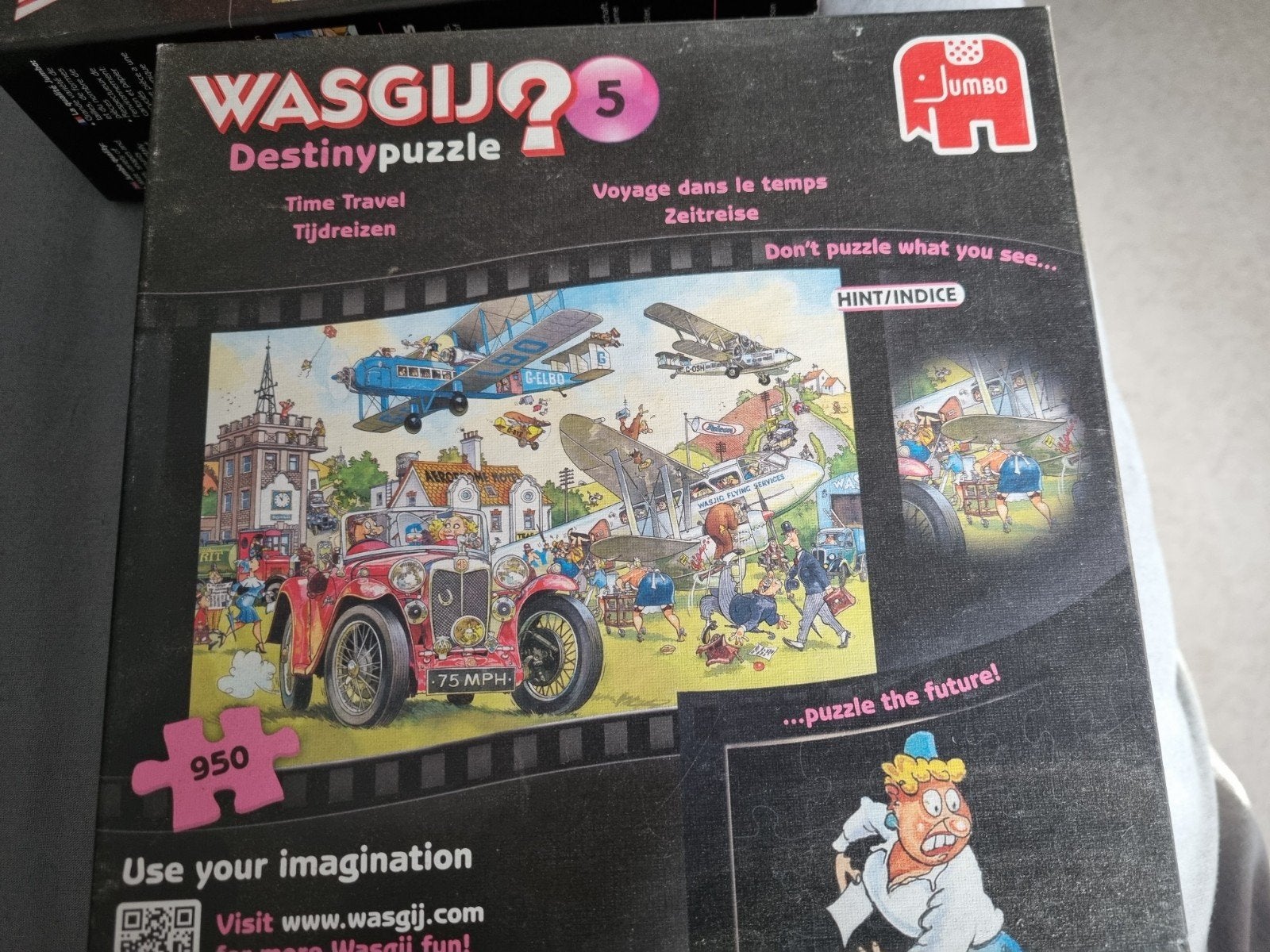 wasgij destiny nr 5 tijdreizen, Ophalen of Verzenden, 500 t/m 1500 stukjes, Gebruikt, Legpuzzel