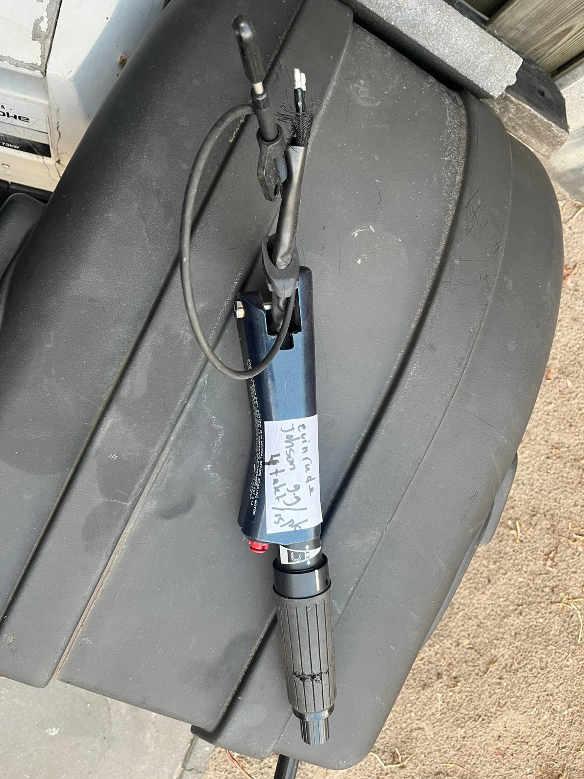 Stuurknuppel Johnson evinrude 9.9 15 pk  4 takt, Ophalen of Verzenden, Motor en Techniek