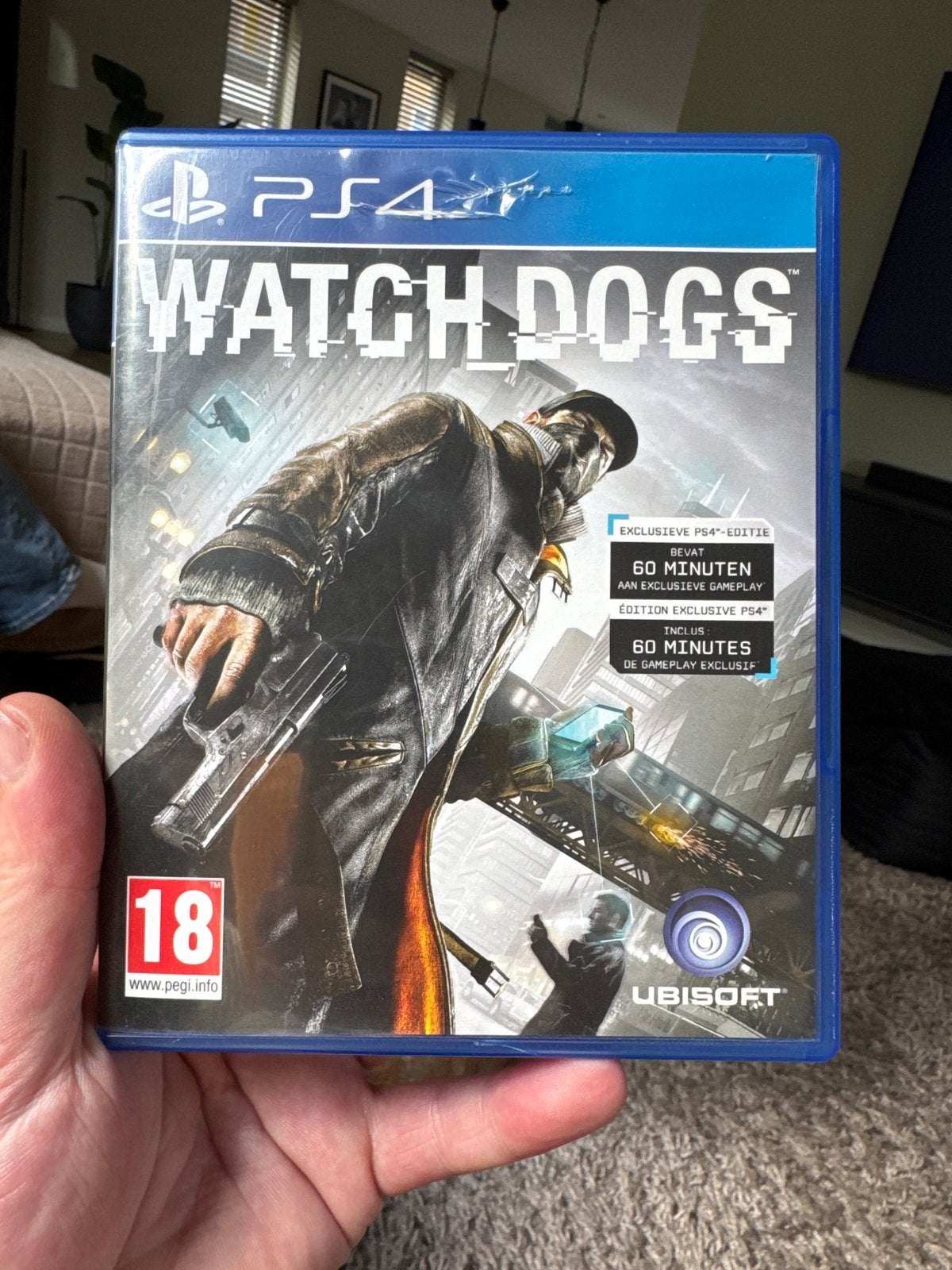 Watch Dogs PS4 - Exclusieve PS4-editie, Online, Vanaf 18 jaar, 1 speler, Zo goed als nieuw