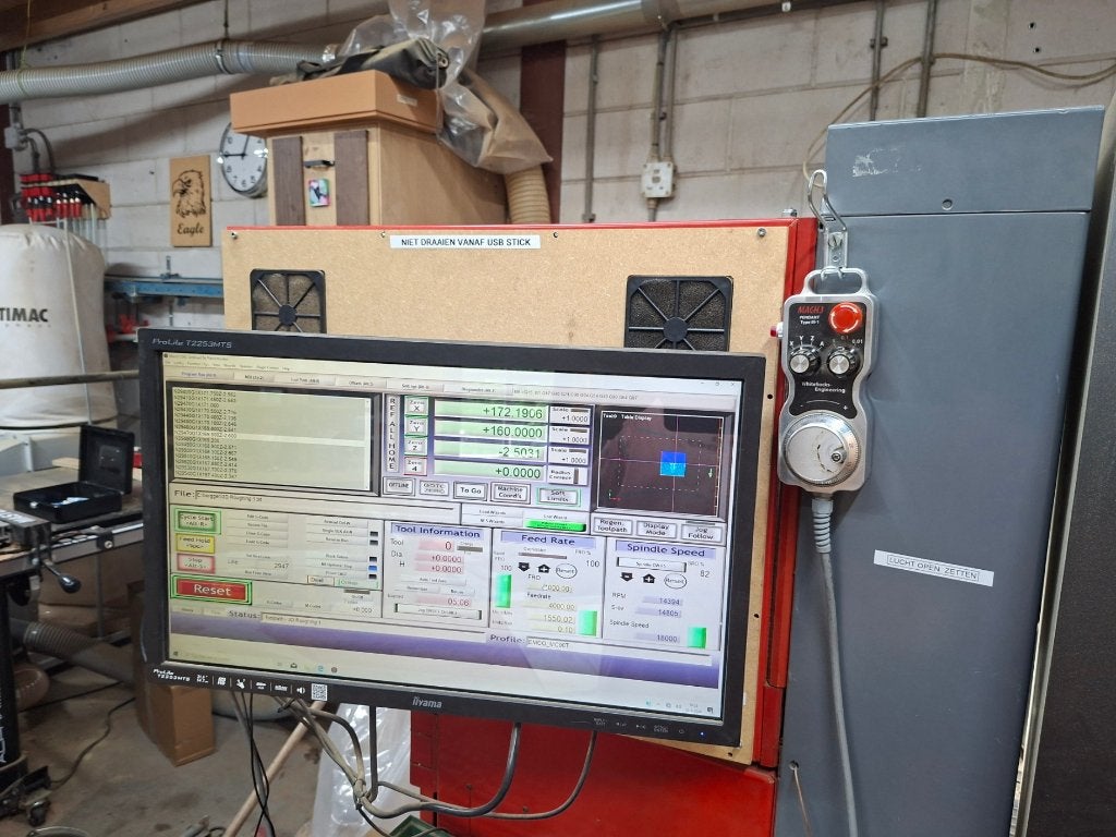 cnc freesmachine Emco, Ophalen, Gebruikt, Elektrisch, Overige soorten
