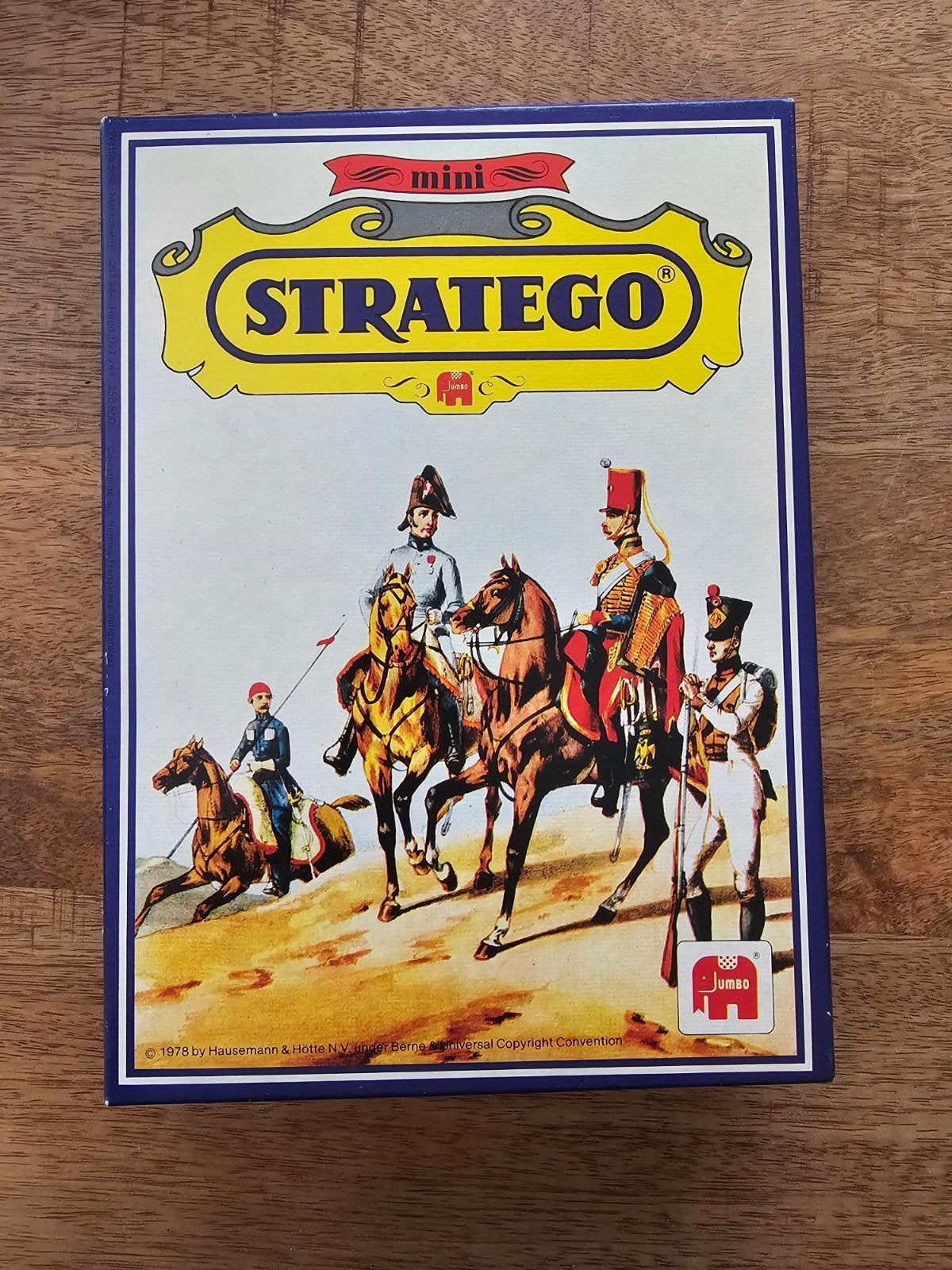 Stratego mini 1959 Blauw 100% compleet bordspel VINTAGE, Hobby en Vrije tijd, Gezelschapsspellen | Bordspellen, Jumbo, Een of twee spelers