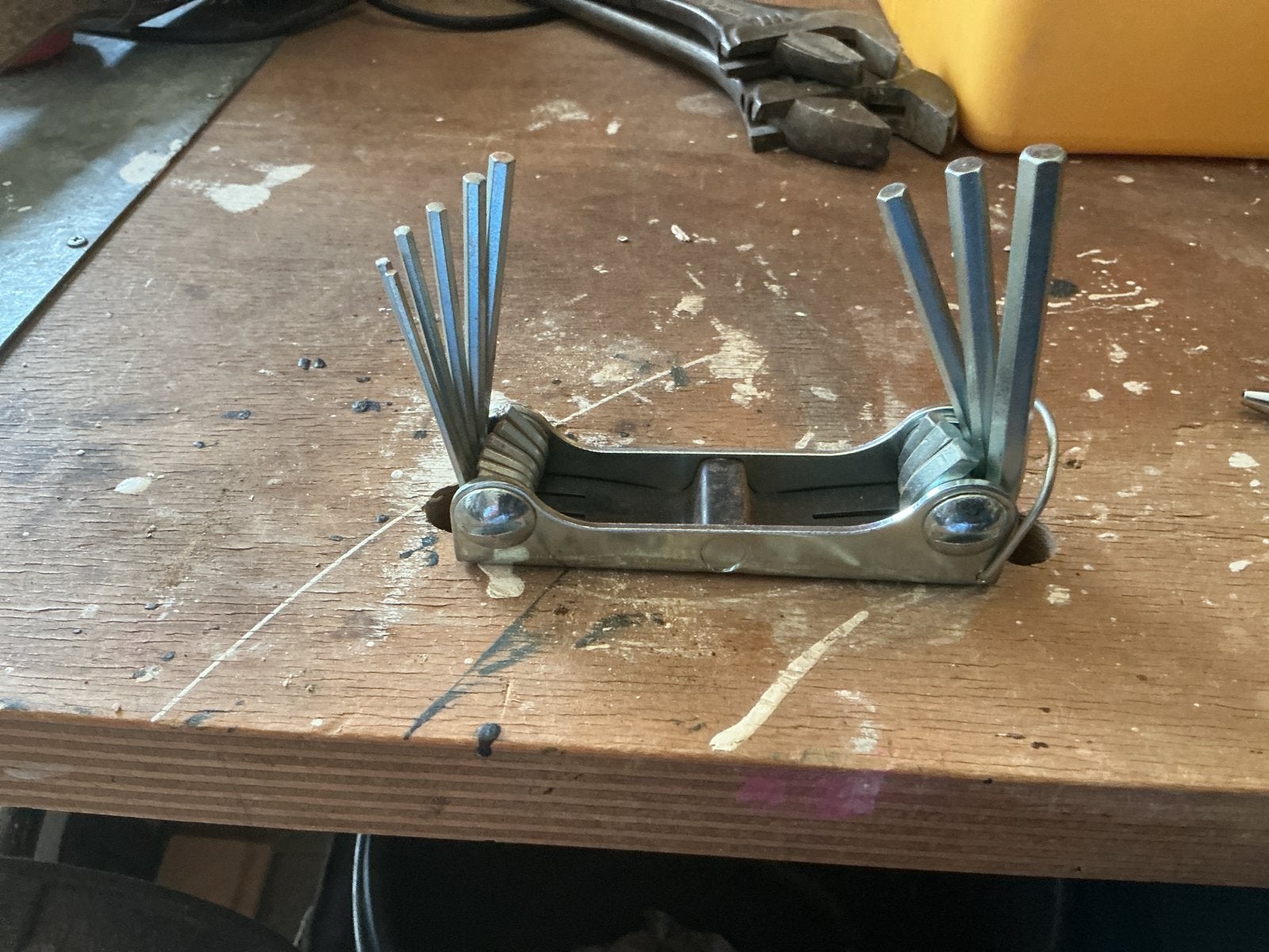 Gedore Inbussleutelset in Engelse/Duimse maten, Doe-het-zelf en Verbouw, Gereedschap | Handgereedschap, Verzenden, Gebruikt, Inbusset