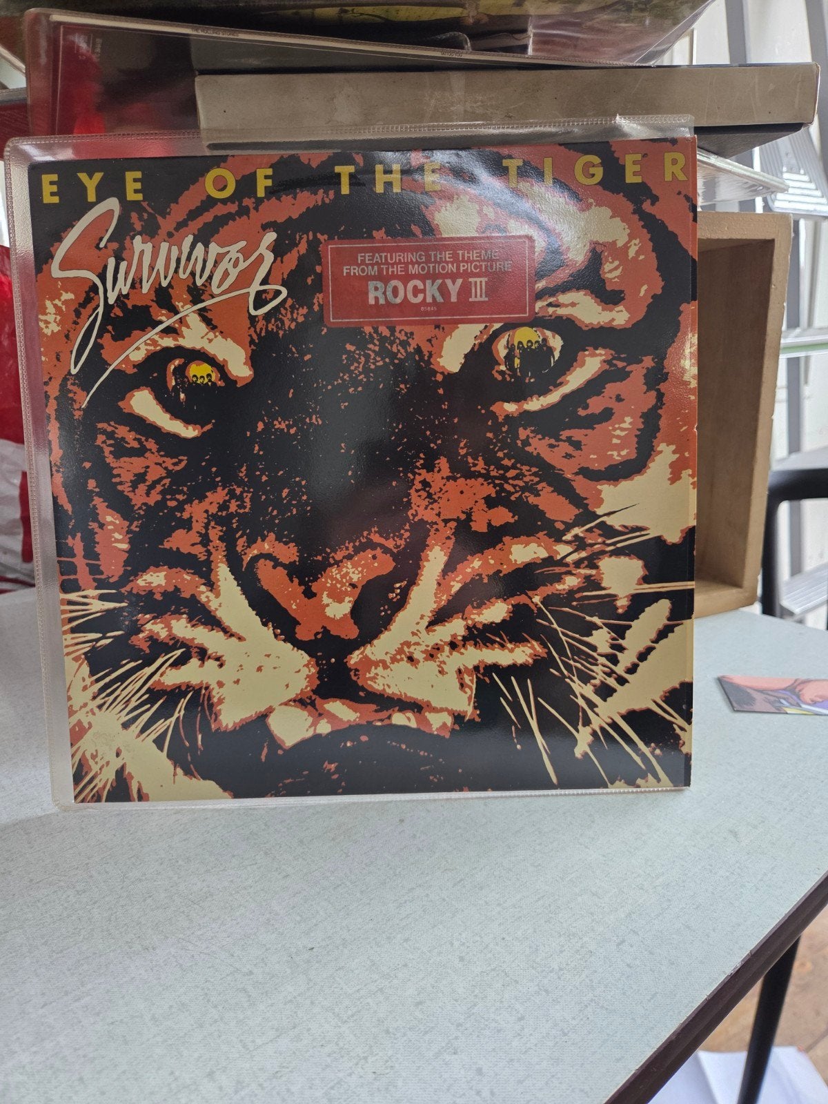 Survivor - Eye of the Tiger LP (Rocky III Theme), Gebruikt, 1980 - 1989, 12 inch, Fotohoes