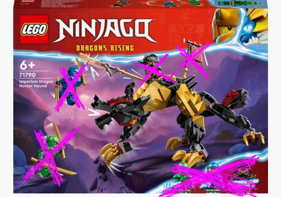 LEGO Ninjago 71790 Imperium Dragon Hunter Hound!, Ophalen of Verzenden, Zo goed als nieuw