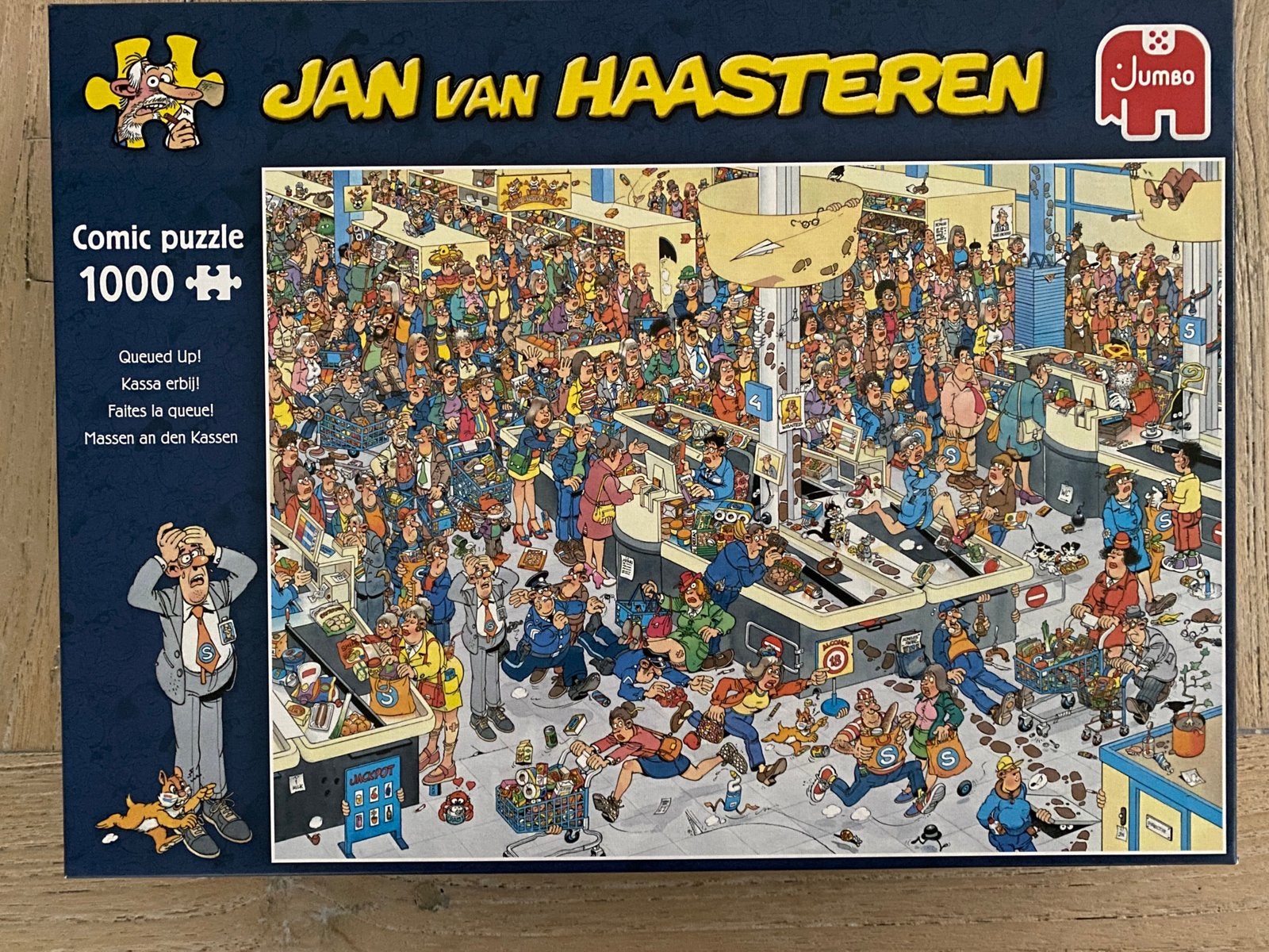 Jan van Haasteren - Kassa erbij! 1000 stukjes, Ophalen of Verzenden, 500 t/m 1500 stukjes, Zo goed als nieuw, Legpuzzel