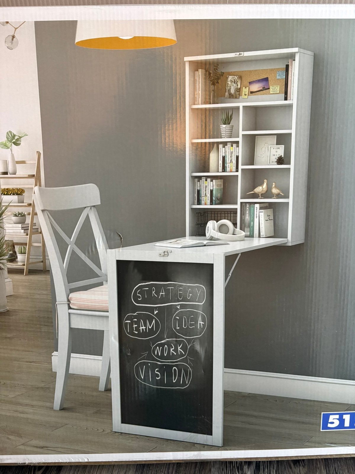 Wand klaptafel /-bureau - nieuw in de doos, Huis en Inrichting, Bureaus, Ophalen, 153 cm, Spaanplaat of MDF, Nieuw