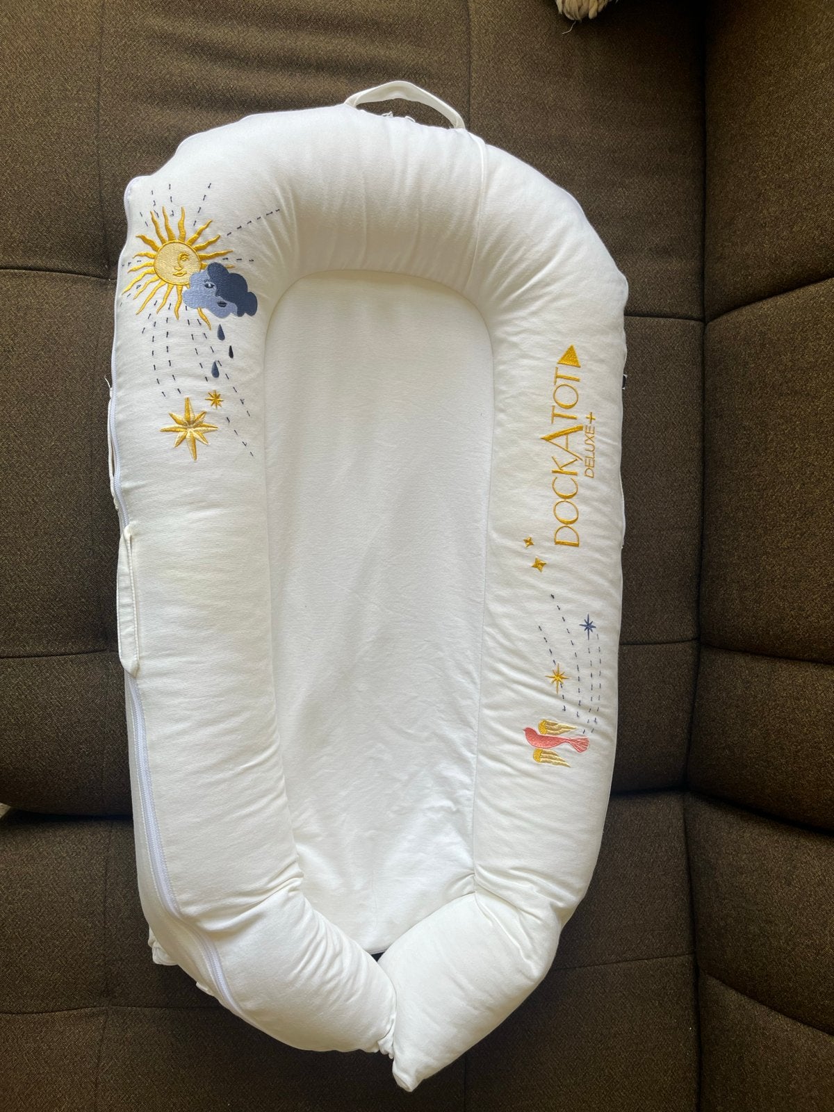 DockATot Deluxe+ Babynestje - Wit met gouden details, Ophalen, Gebruikt, Overige typen