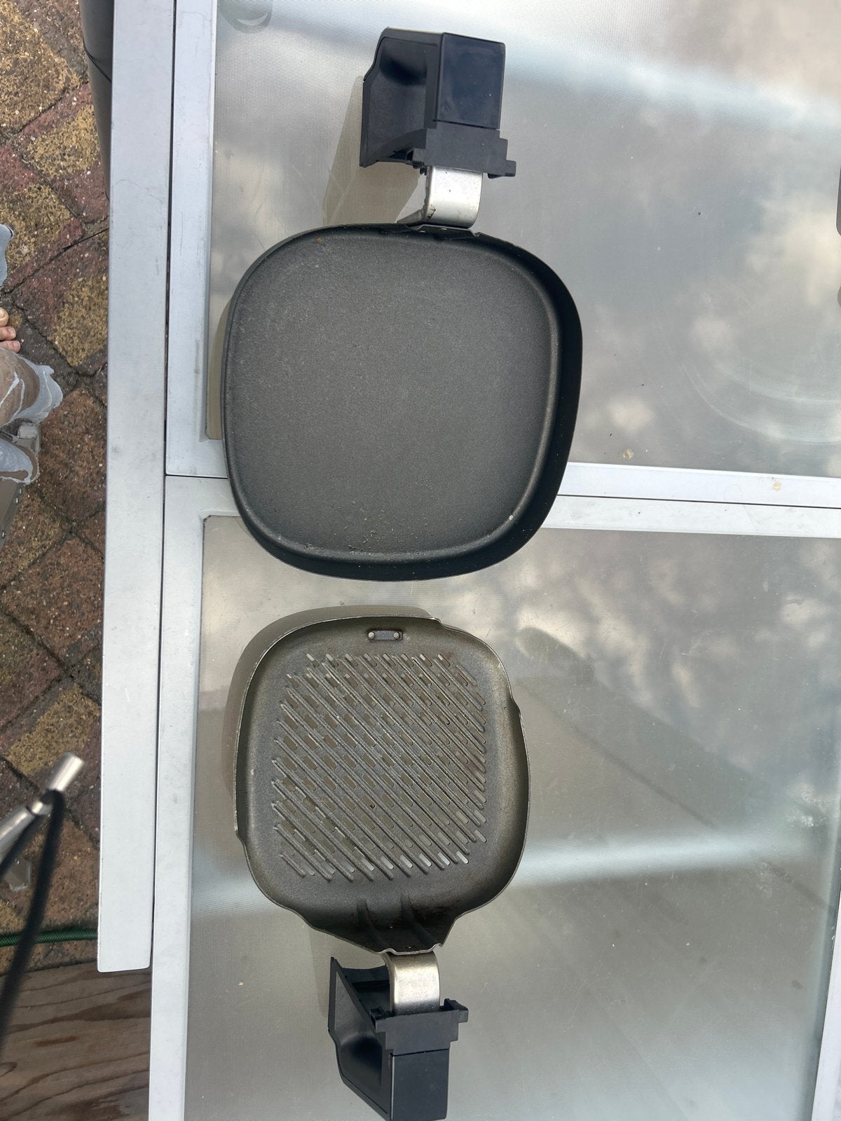 Grillplaat + bakplaat Philips Airfryer model. HD 9912/90, Ophalen, Gebruikt