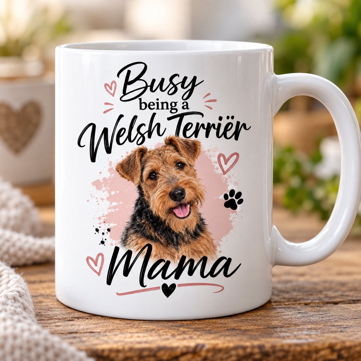 Busy being a Welsh Terrier Mama - Mok, Verzenden, Nieuw