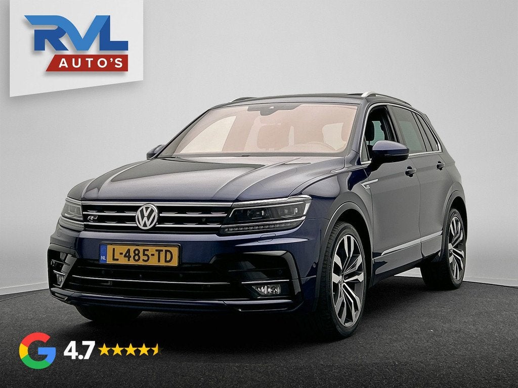 Volkswagen Tiguan 2.0 TSI 4Motion Highline R-Line | Pano/Dak, Auto's, Volkswagen, Gebruikt, 4 cilinders, 1984 cc, Blauw