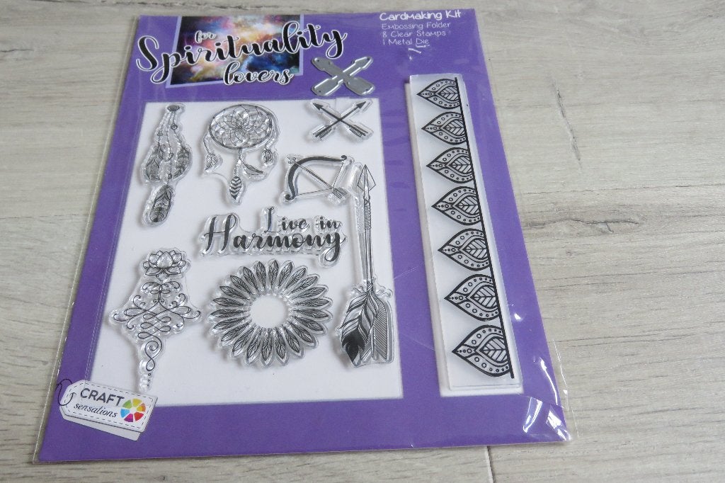 Stempels Snijmal en Embossing Folder For Spirituality Lovers, Ophalen, Nieuw, Clearstamp