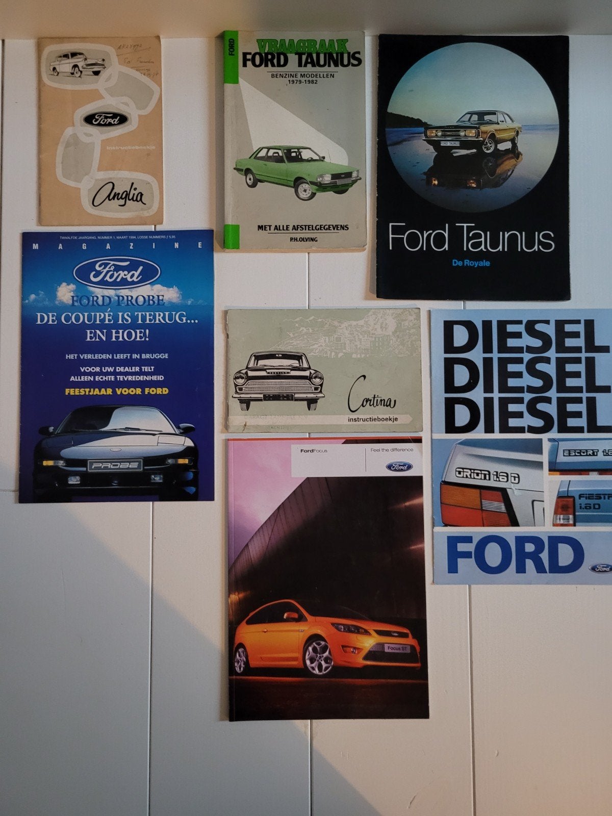 Diverse Ford Auto Boekjes en Brochures - Collectors Item, Ophalen of Verzenden, Gelezen, Ford, Diverse Ford Uitgaven
