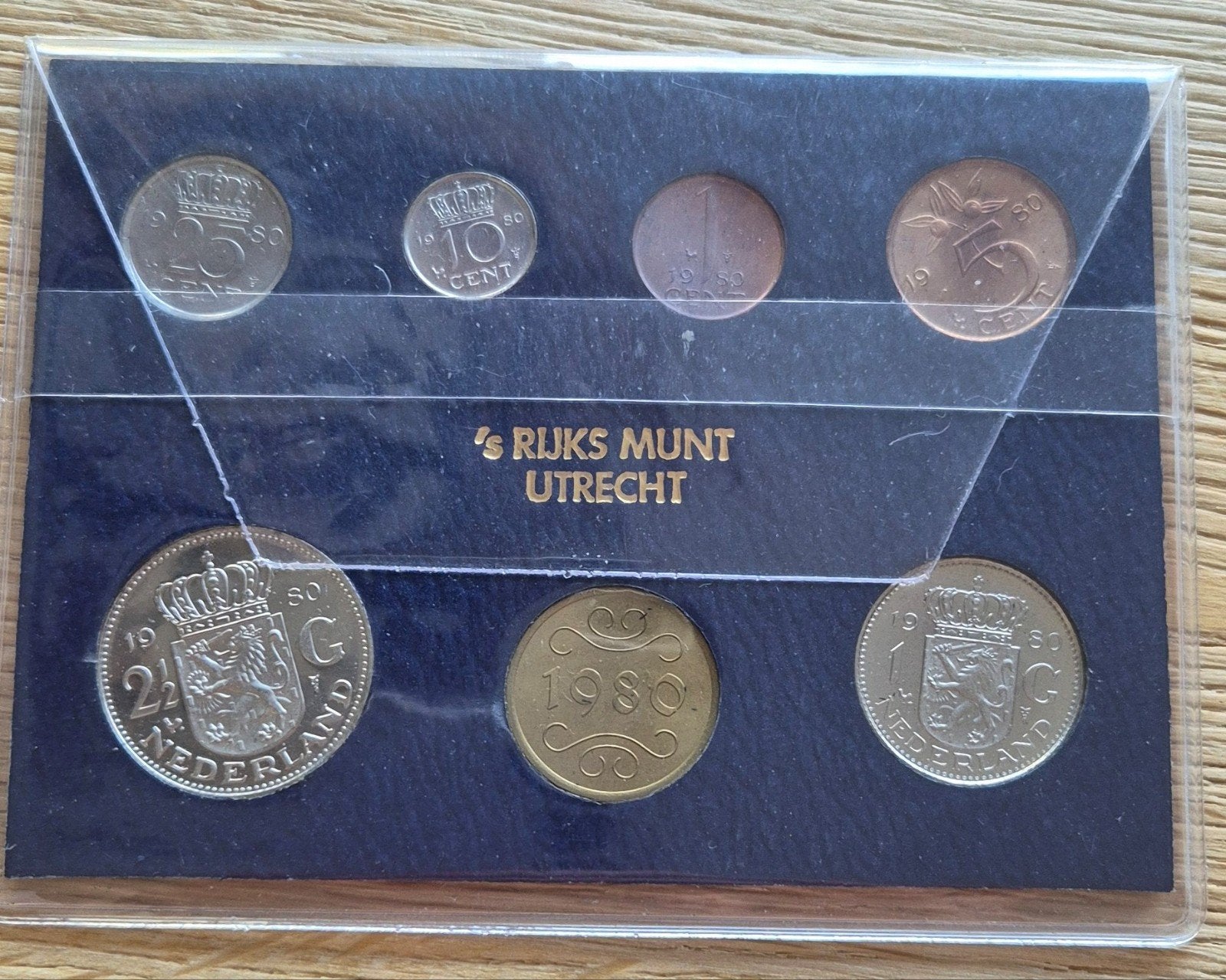 FDC Muntset Nederland 1980 Juliana - Ongeopend, Ophalen, Koningin Juliana, Overige waardes, Setje