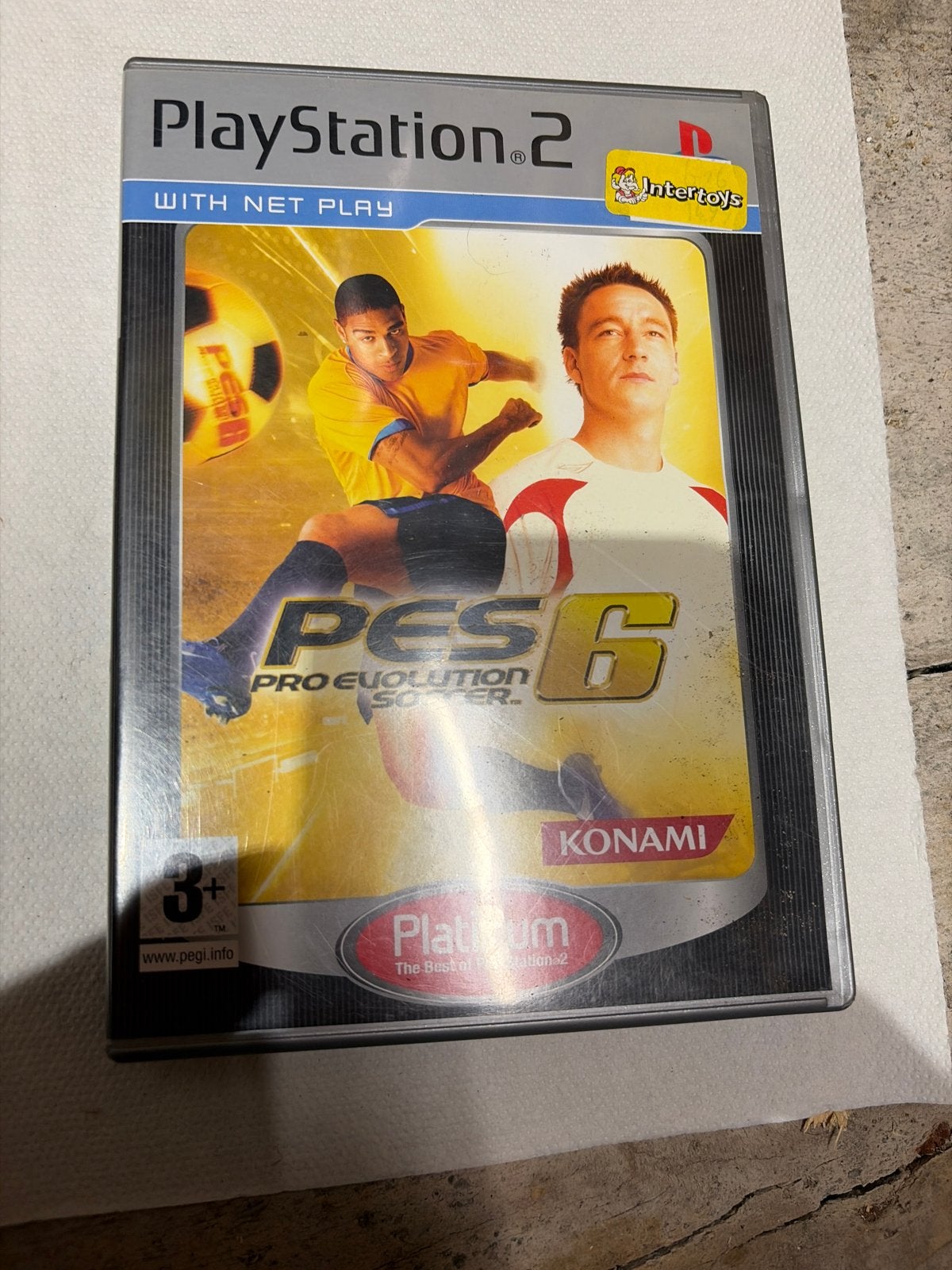 PES 6 Pro Evolution Soccer PlayStation 2 (PS2), Gebruikt, Verzenden, 2 spelers, Eén computer