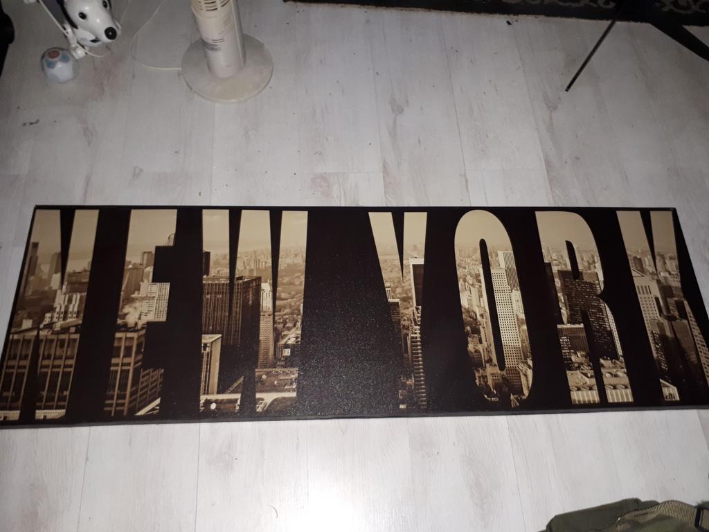 2 schilderij  new York  bieden didam, Ophalen of Verzenden, Nieuw, Minder dan 2 meter