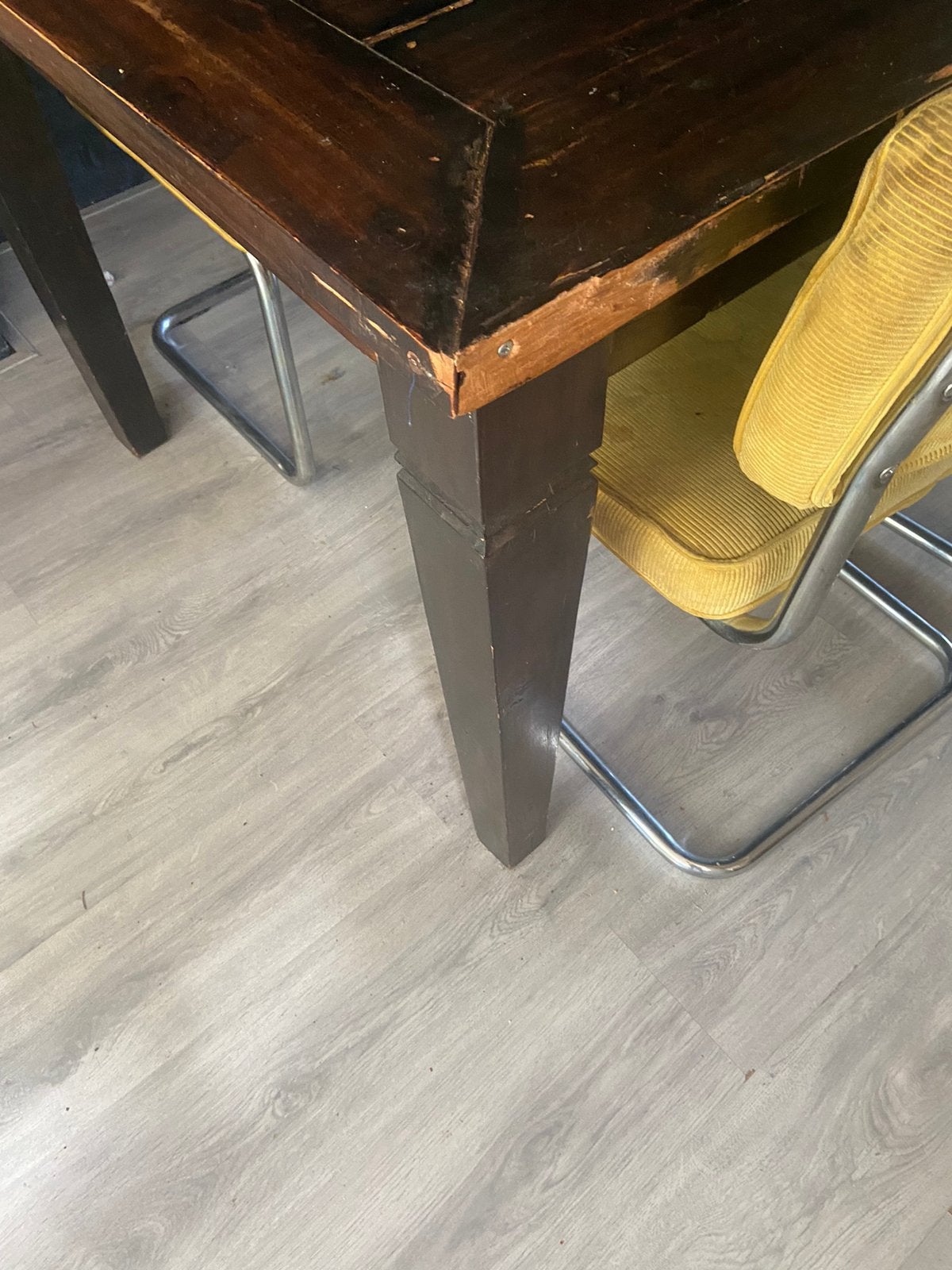 Eethoek 6 personen, Ophalen, 200 cm of meer, 50 tot 100 cm, Zo goed als nieuw