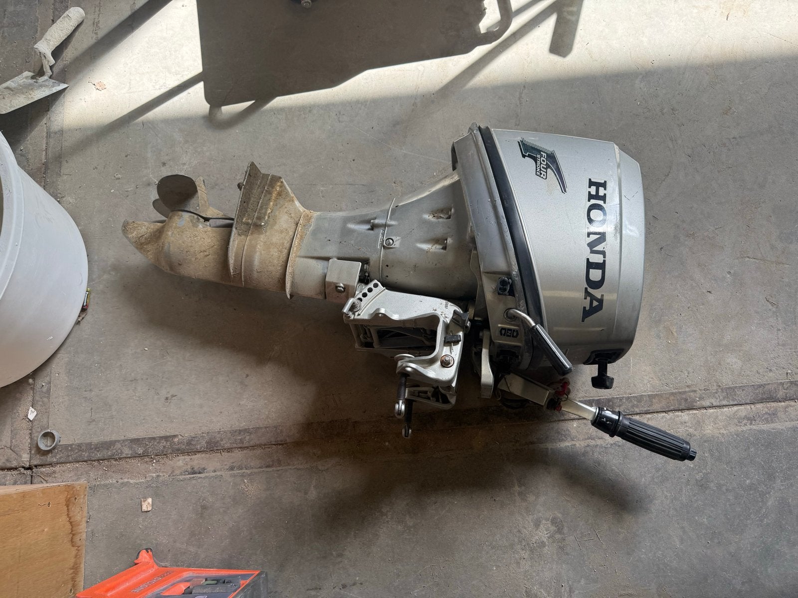 Honda buitenboordmotor, Ophalen, Gebruikt, Honda
