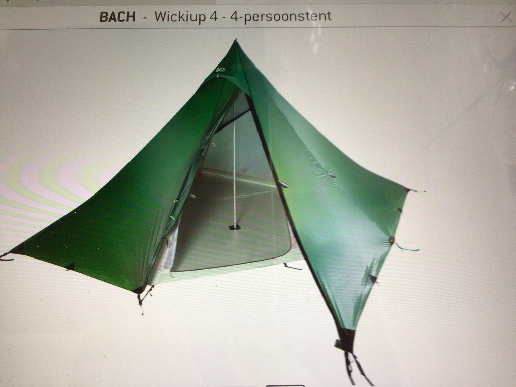 Bach Wickiup 4 trekkerstent, Ophalen of Verzenden, Nieuw, Tot en met 3