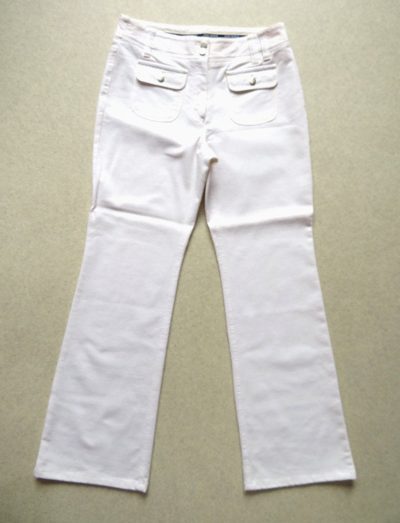 J11 ZERRES nieuwe jeans broek wijde pijpen wit maat 40, Maat 38/40 (M), Wit, Nieuw, Ophalen of Verzenden