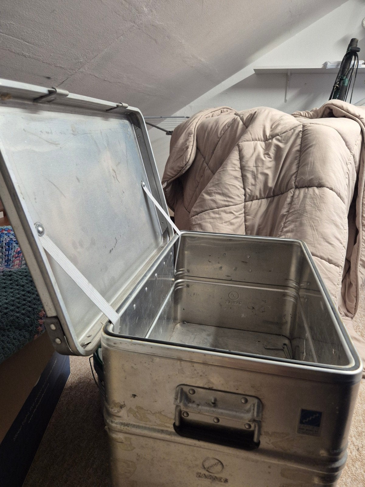 Stevige aluminium kist - MD 80 Verbandkist, Huis en Inrichting, 50 – 75, Gebruikt, 50 tot 100 cm, Ophalen of Verzenden