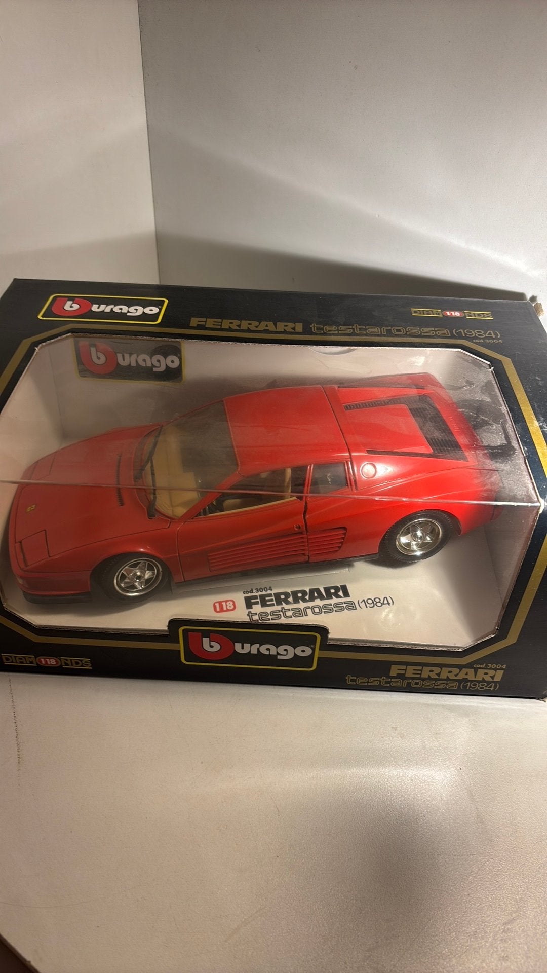 Ferrari testarossa bburago 1.18, Ophalen of Verzenden, Bburago, A, A