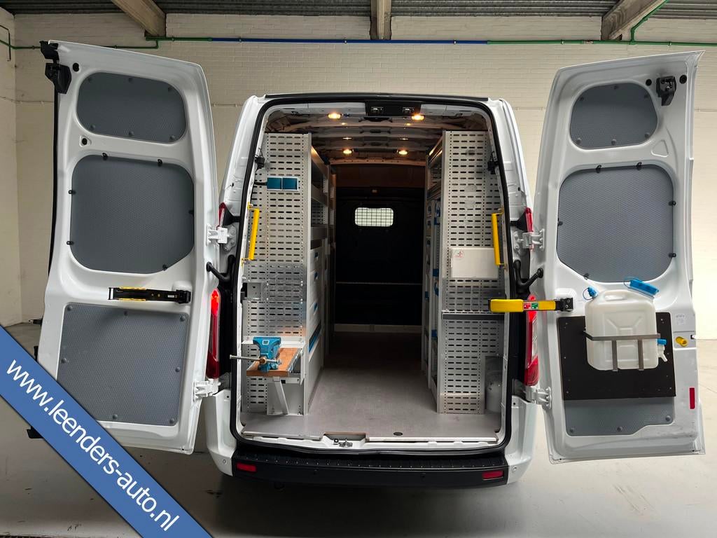 Ford Transit Custom SERVICEWAGEN LANG/ HOOG 320 2.0 TDCI EUR, Auto's, 4 cilinders, Met garantie (alle), 2800 kg, Wit