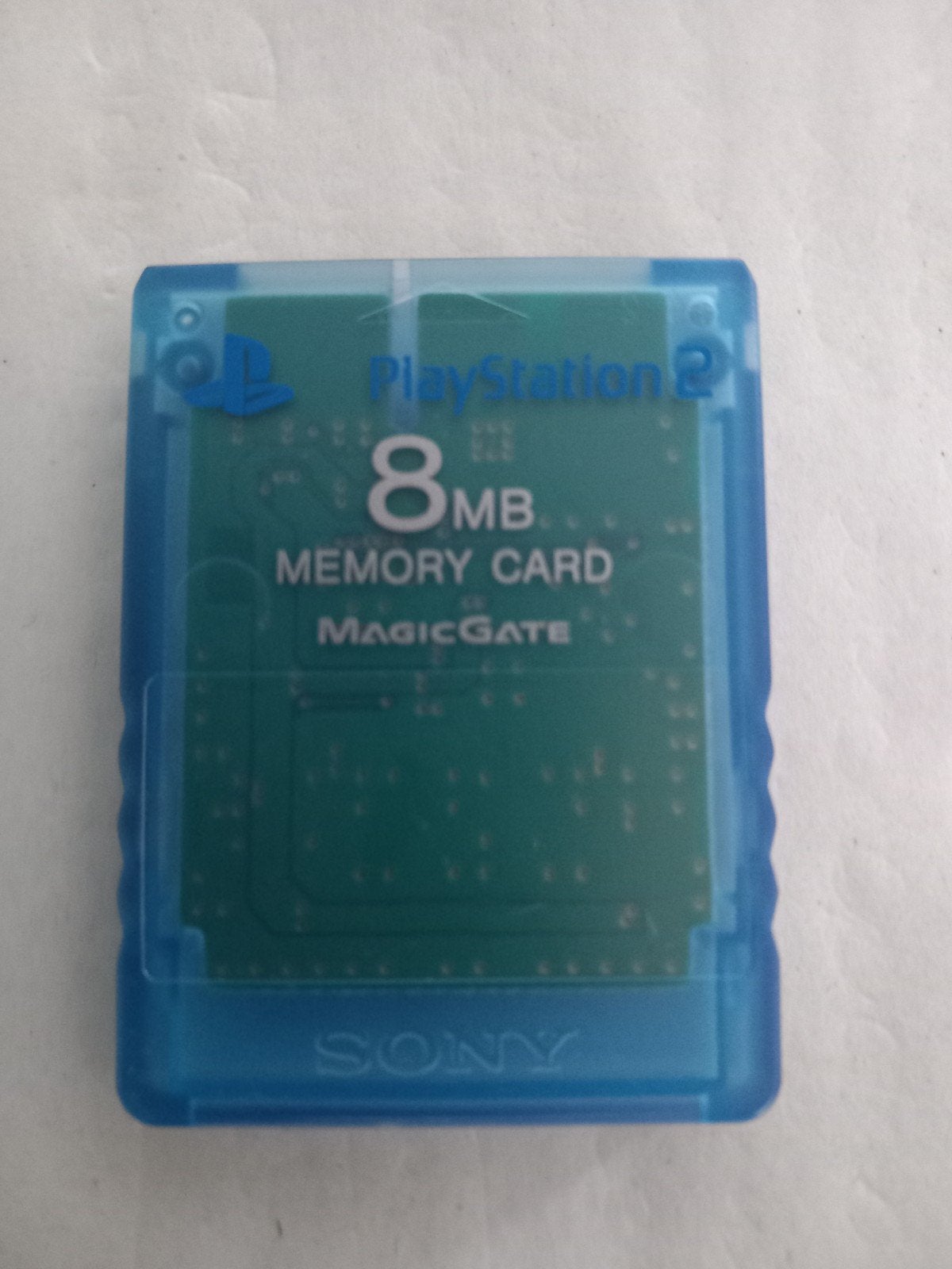 Memorycard Playstation 2, Spelcomputers en Games, Ophalen of Verzenden, Gebruikt, Blauw, Met 1 controller