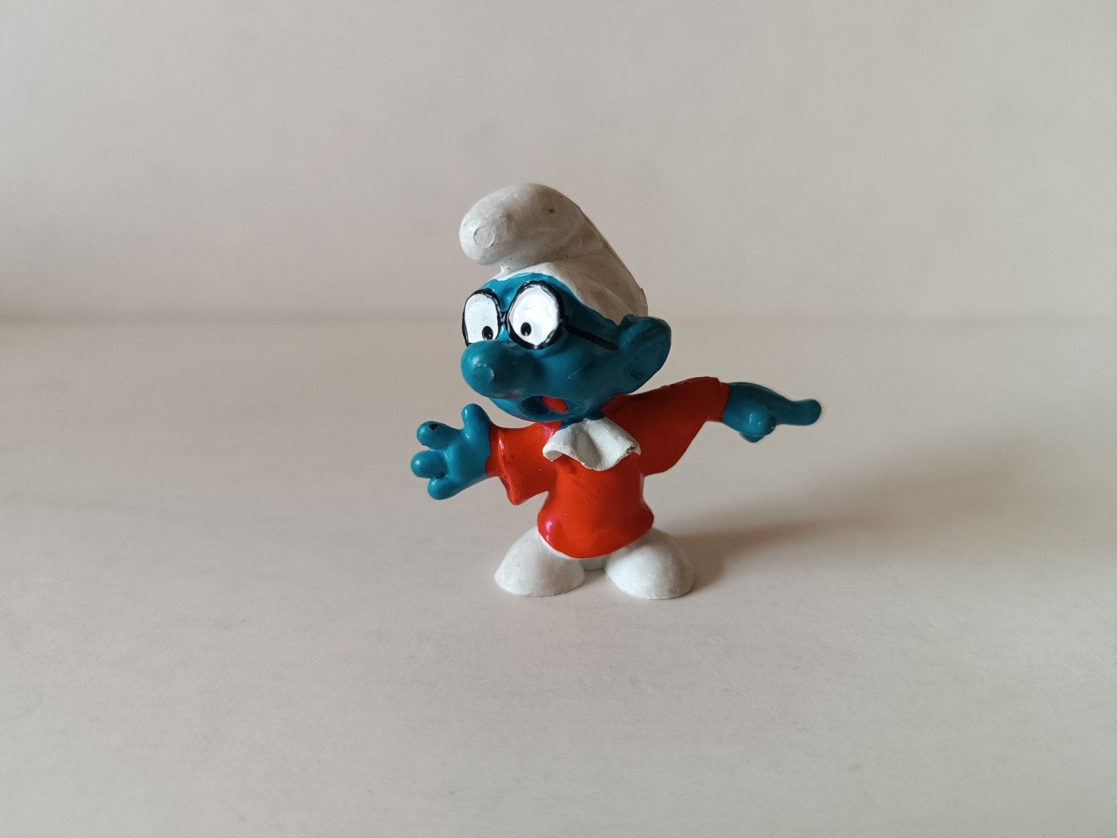 Schleich Smurfen Collectie: Jurist Smurf, Ophalen of Verzenden, Gebruikt, Brilsmurf, Poppetje, Figuurtje of Knuffel