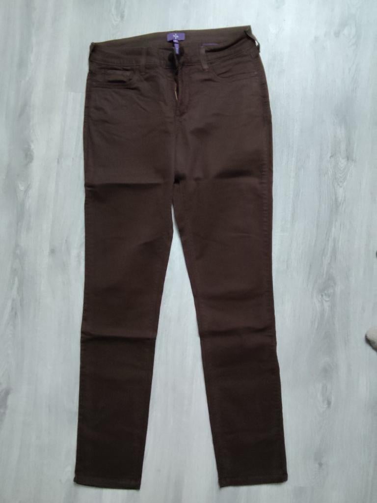 Dames broek. Bruin. Merk: NYDJ. Maat 40., Maat 38/40 (M), Bruin, NYJD, Ophalen of Verzenden