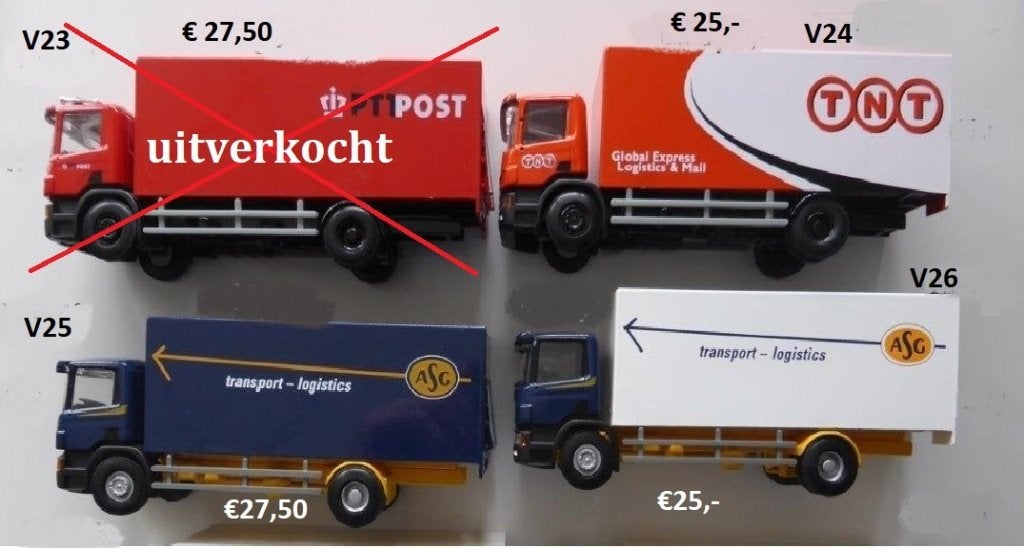 3x scania p bakwagen, Hobby en Vrije tijd, Modelauto's | 1:50, Verzenden, Zo goed als nieuw, Bus of Vrachtwagen, Lion Toys