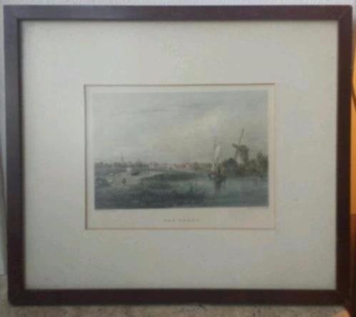 originele gravure 1837 Den Haag The Haque W. Finden, Antiek en Kunst, Kunst | Etsen en Gravures, Ophalen