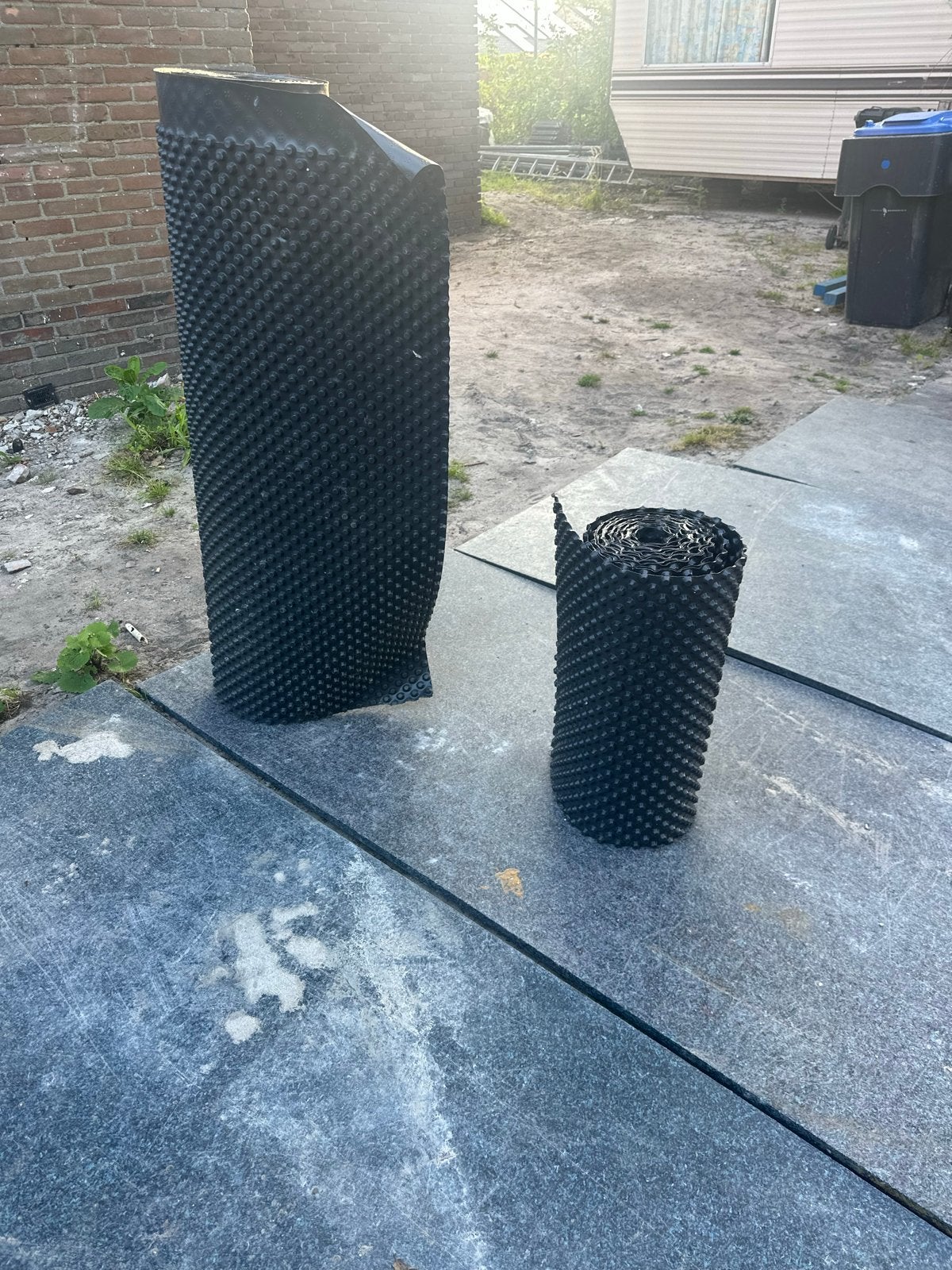 Noppenfolie voor fundering, Doe-het-zelf en Verbouw, Overige materialen, Nieuw, Minder dan 5 m², Vloerisolatie