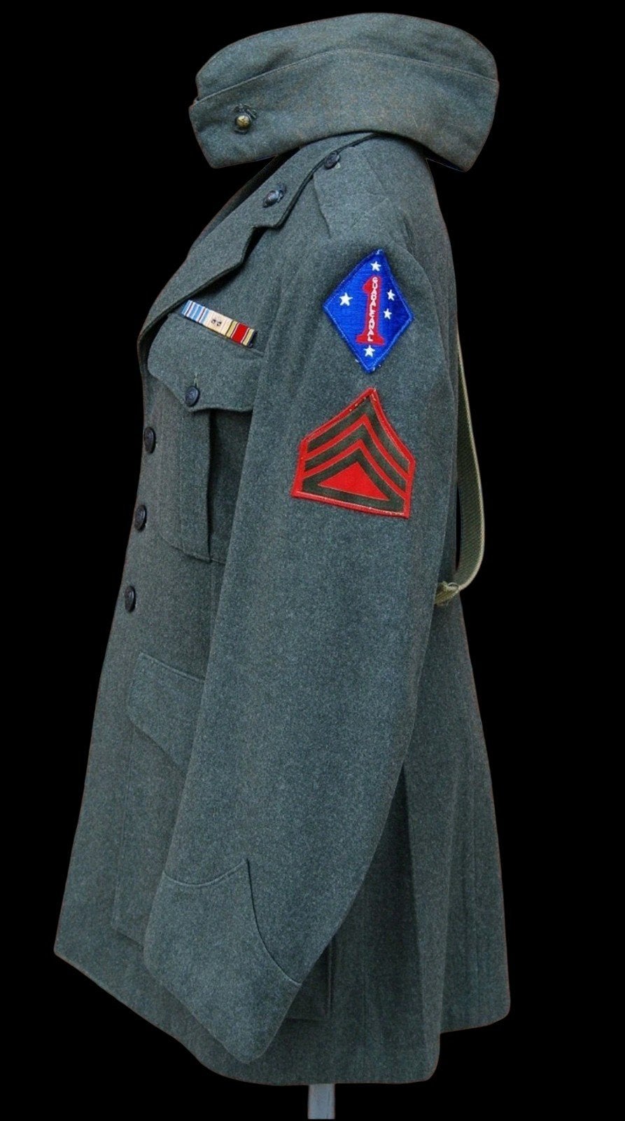 1st Marine Division WWII USMC, Verzamelen, Militaria | Tweede Wereldoorlog, Ophalen of Verzenden, Marine, Amerika, Kleding of Schoenen