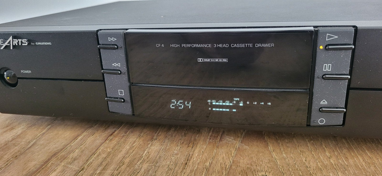 Fine Arts by Grundig CF-4 Cassettedeck - Absolute topklasse, Audio, Tv en Foto, Cassettedecks, Ophalen of Verzenden, Enkel, Overige merken