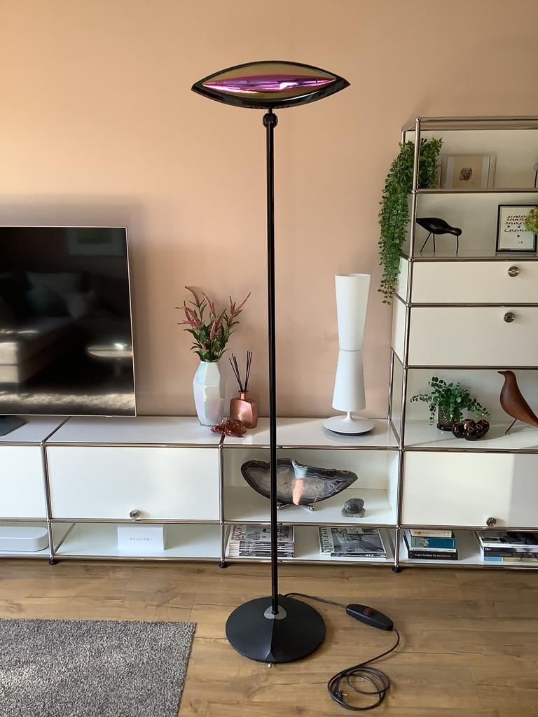 Vintage Flos Aeto design vloerlamp, Huis en Inrichting, Lampen | Vloerlampen, Ophalen, Zo goed als nieuw, Glas