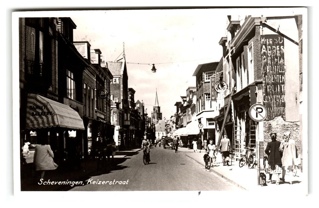 Scheveningen, Keizerstraat, Verzenden, 1940 tot 1960, Gelopen, Zuid-Holland
