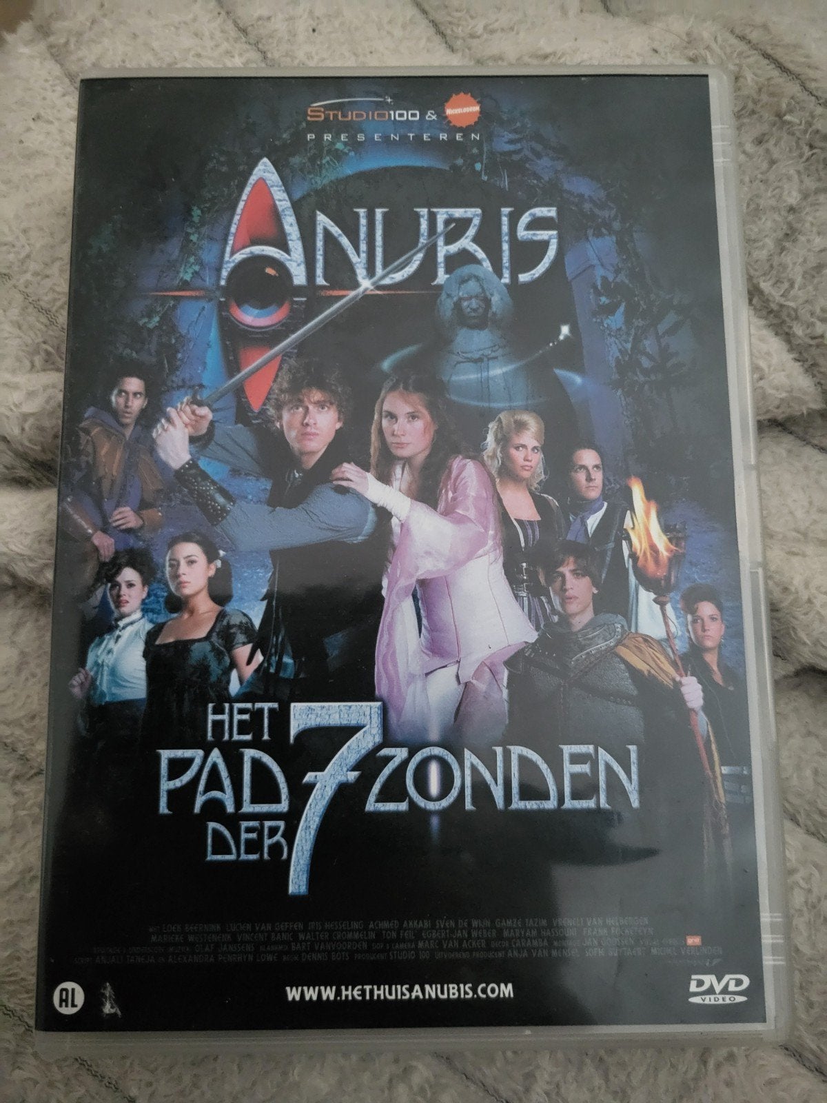 Anubis: Het Pad Der 7 Zonden DVD - Studio 100, Gebruikt, Alle leeftijden, Nederlands, Inclusief doosje
