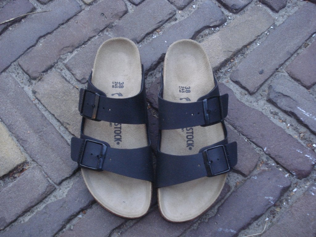 BIRKENSTOCK ARIZONA ZWART 38 NU GRATIS VERZENDING PER POST, Slippers, Verzenden, Zwart, Nieuw