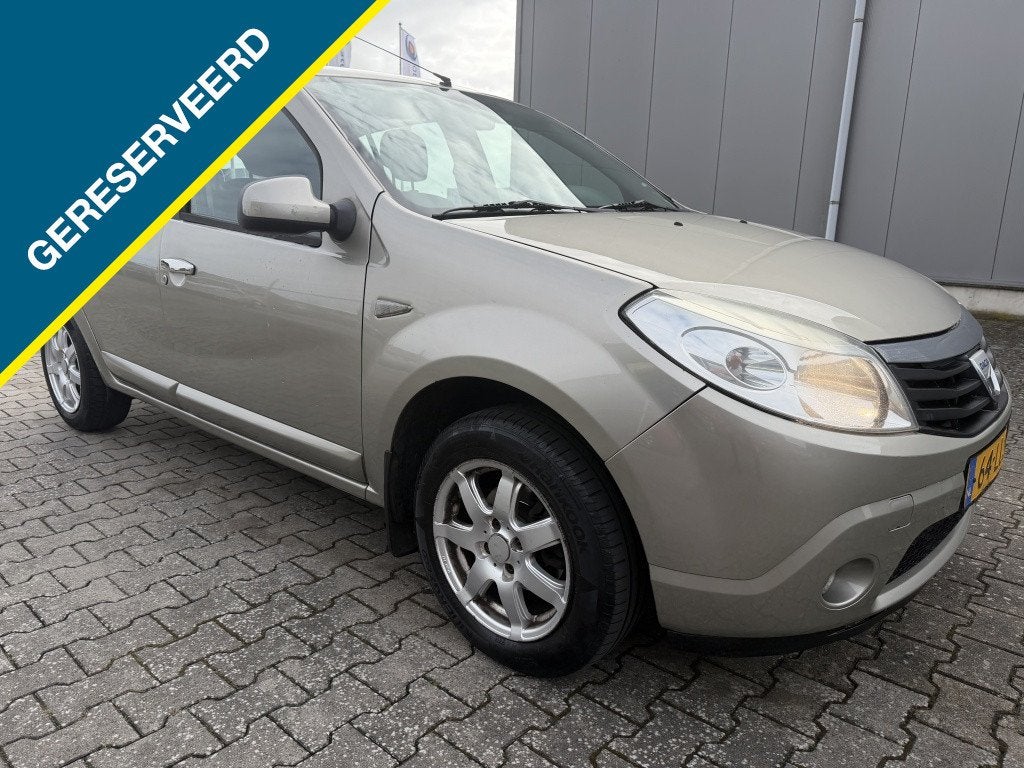 Dacia Sandero 1.4 Airco LPG APK: Nieuw bij aflevering, 4 cilinders, Origineel Nederlands, Bedrijf, Handgeschakeld