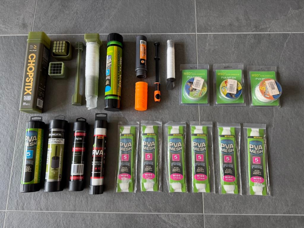 OMC MOSODO RCG FOX RADICAL GURU PVA SET NIEUW ONGEBRUIKT!, Ophalen of Verzenden, Nieuw, Complete set