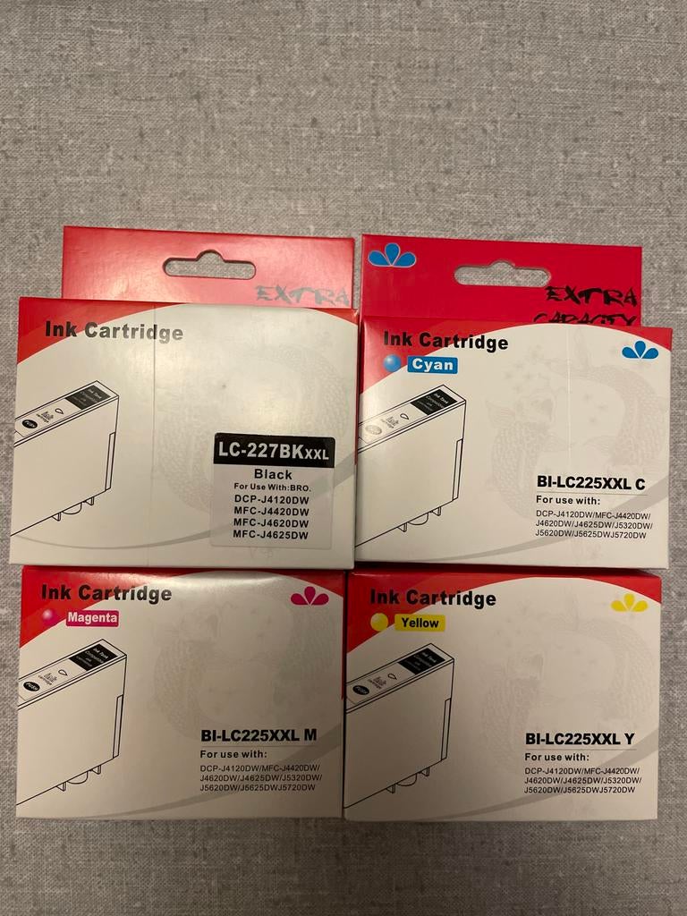 Inktcartridges voor Brother printers (LC-227/LC-225), Ophalen of Verzenden, Nieuw, Cartridge