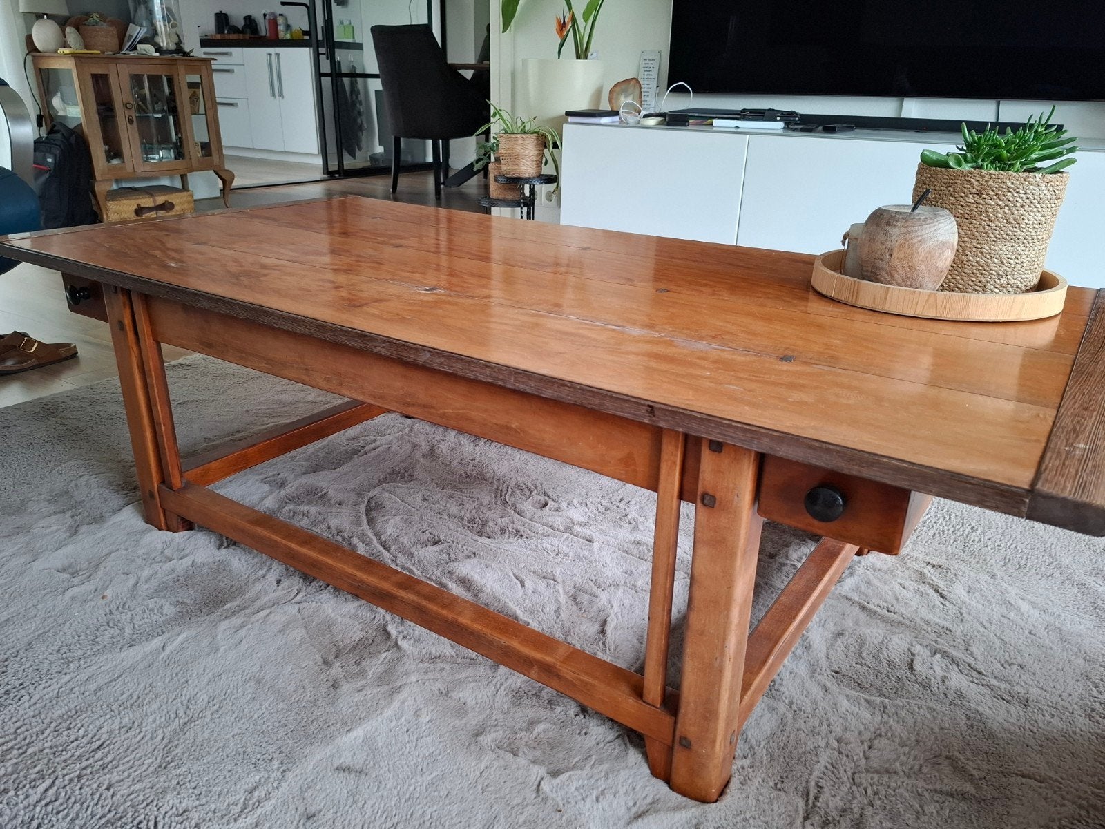 Schuitema & zonen - Shaker salontafel - Frits Schuitema, Huis en Inrichting, Ophalen, Gebruikt, 100 tot 150 cm, 50 tot 100 cm